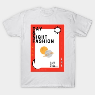 Day and Night Fashion T-SHIRT Men, Women, Kids, Diary, Wall Art Decor, Shopping T-Shirt